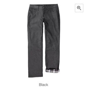 Prana Flannel Boyfriend Denim Pants